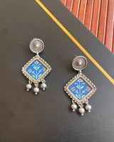 Neelam Pichwai Earrings