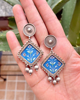 Neelam Pichwai Earrings
