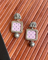 Pratibimb Pichwai Earrings