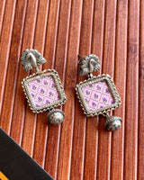 Pratibimb Pichwai Earrings