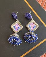 Neelkamal Pichwai Jhumka