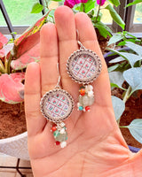 Pratibimb Pichwai Earrings