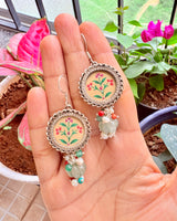 Advaya Pichwai Earrings