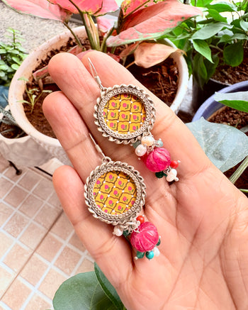 Rangavali Pichwai Earrings