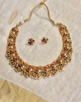 Ekam Navaratna Necklace with Earrings