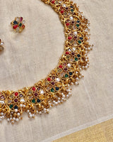 Ekam Navaratna Necklace with Earrings