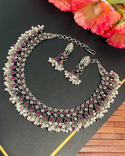 Ambi Necklace with Earrings